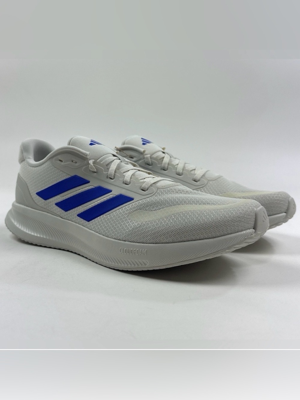 Adidas Runfalcon 5 Gray Blue Mens Size 12 Sneakers Shoes Athletic Running JI0882